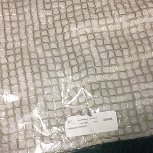 Traditional Comforts Silver Beaded Bed Shawl